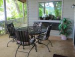 Outdoor Dining Area under Covered Porch